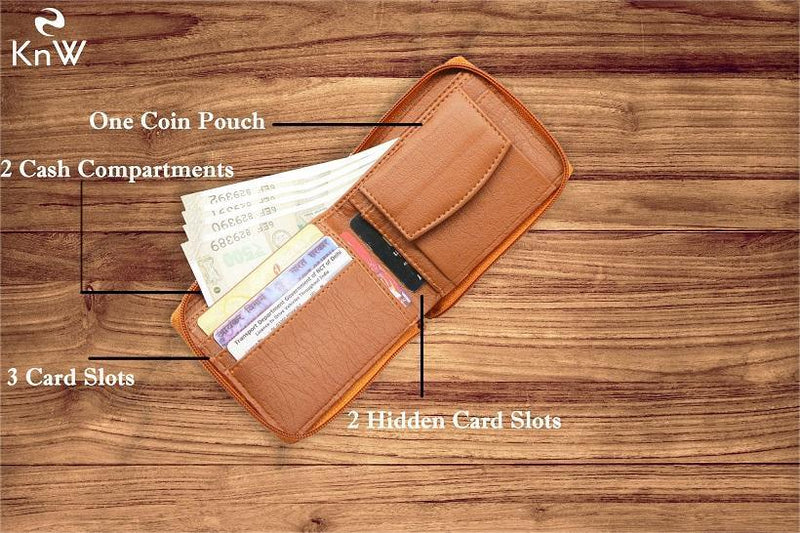 KnW Wallet Leather Green 8 Card Holder -  Store_name 