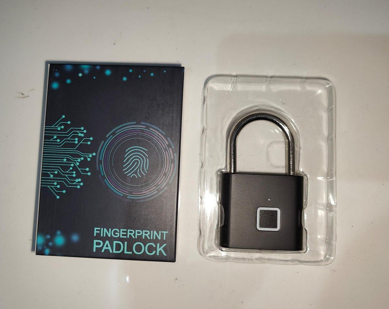 Portable Fingerprint Padlock USB Rechargeable -  Store_name 