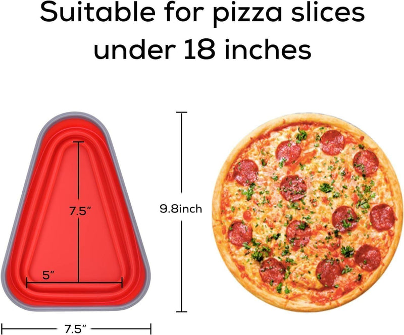 Pizza Slice Storage Container with 5 Serving Trays -  Store_name 