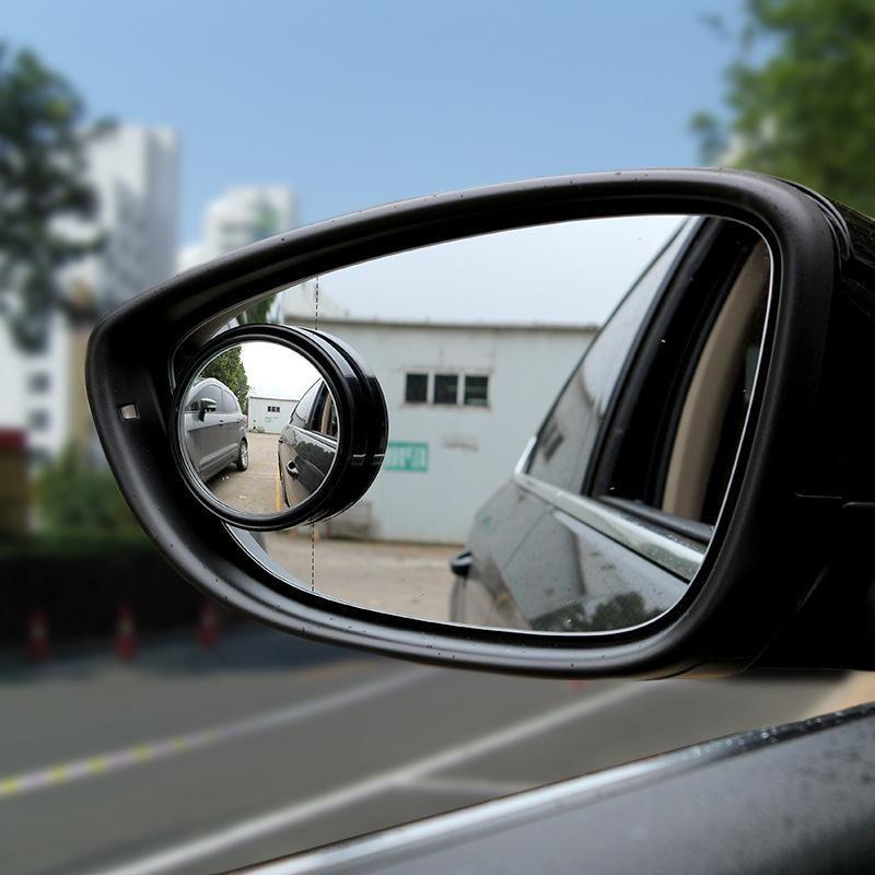 Rear View Mirror- Round Car Rear View Mirror(Set of 2) -  Store_name 