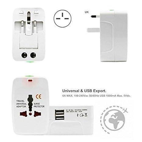 Worldwide Travel Adapter with Built in Dual USB Charger Ports -  Store_name 