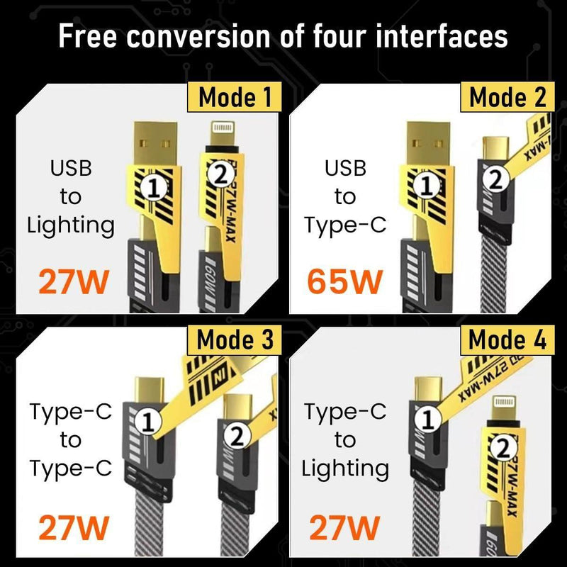 USB C Cable Lightning Cable 4 in 1 -  Store_name 