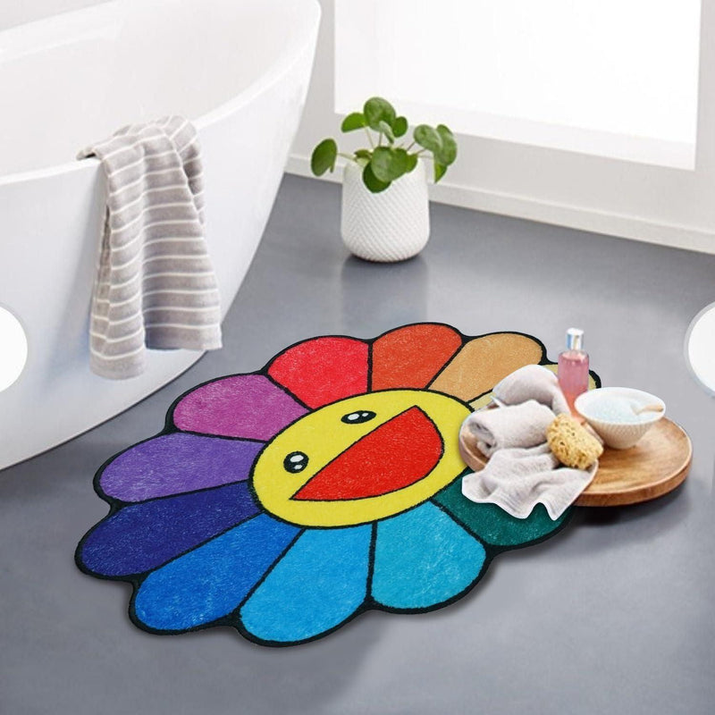 Sunflower Bathroom Rugs for Kids -  Store_name 