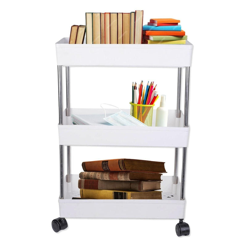 Multipurpose Storage Organizer Slim Rack Shelf With Wheels -  Store_name 