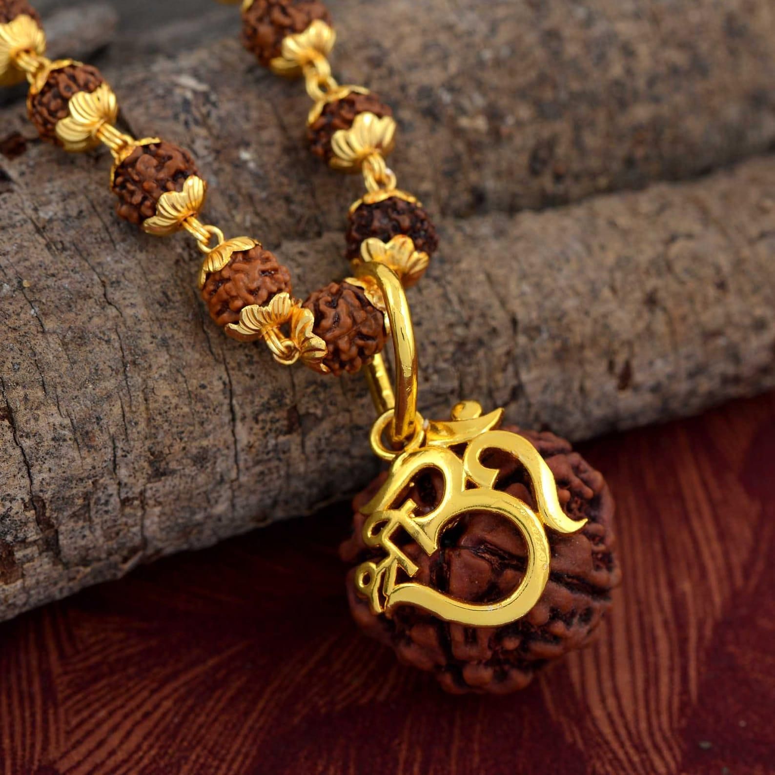 5 Mukhi Rudraksha Chain