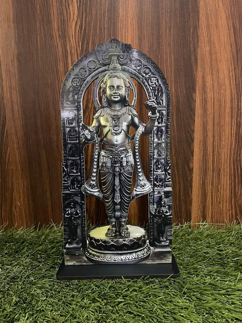 Ram Lalla MDF Cutout of Ram Lalla Statue in Ayodhya Mandir (2D) -  Store_name 