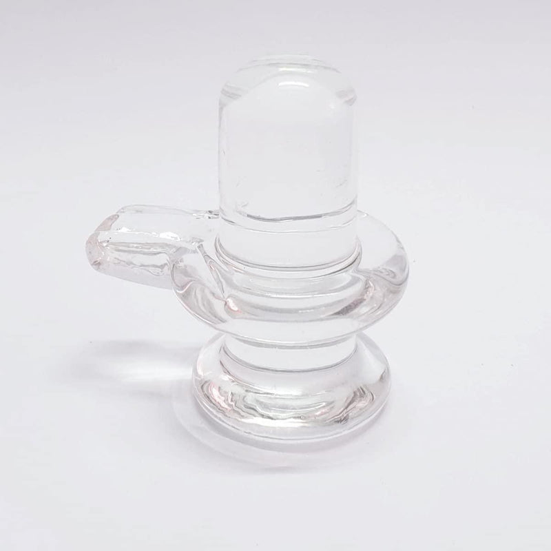 Sphatik Shivling/Big Size for Home Pooja Decorative Showpiece - 4 inch, 250gm (Crystal, White)� -  Store_name 