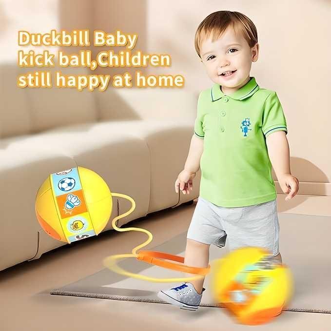 Skip Ball, Portable Foldable Colorful Flash Wheel Swing Ball, Kids Toys -  Store_name 