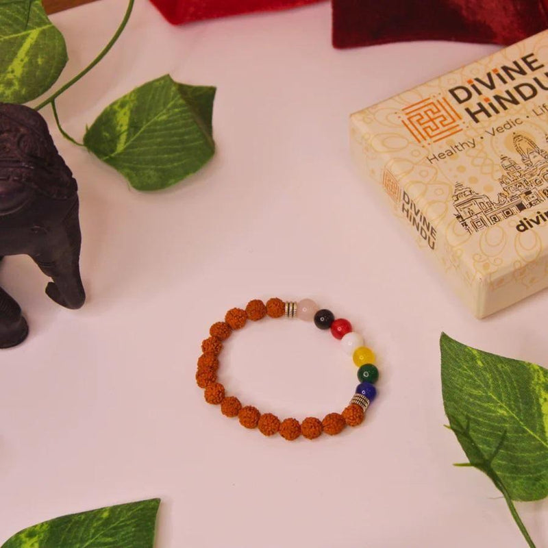 7 Chakra Rudraksha Bracelet -  Store_name 