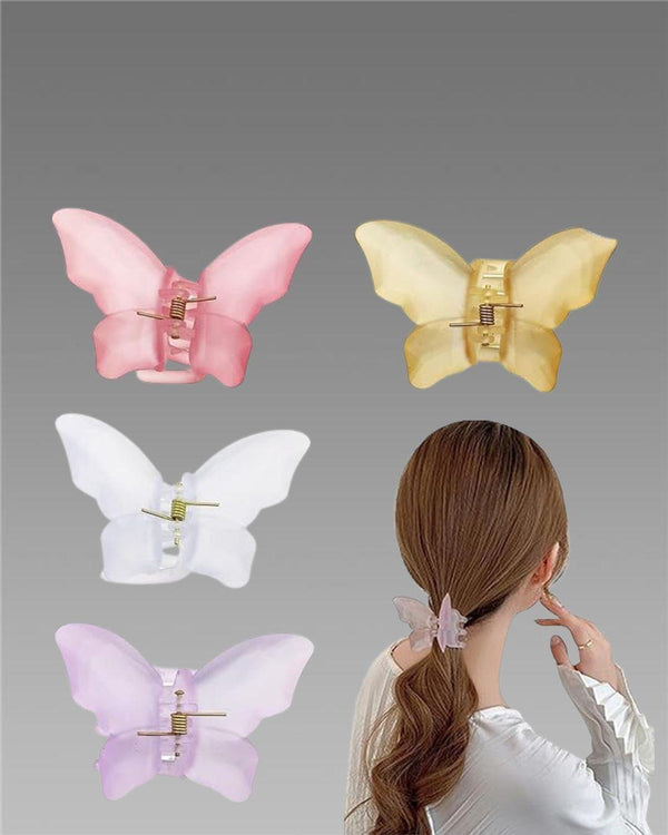 Korean Trendy fashion Butterfly Non-Slip Clip (Pack of 4) -  Store_name 