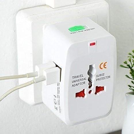 Worldwide Travel Adapter with Built in Dual USB Charger Ports -  Store_name 