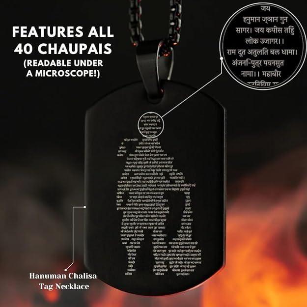 Hanuman Chalisa Pendant With Chain -  Store_name 