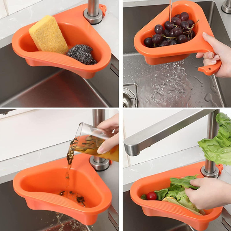 Multipurpose Plastic Kitchen Sink Organizer Corner(Pack of 2) -  Store_name 