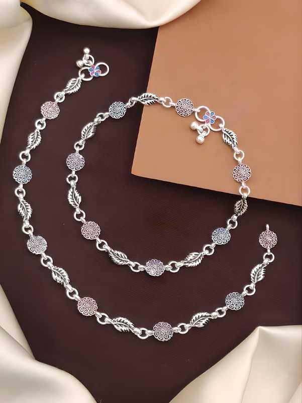 Women's Silver Plated Anklets -  Store_name 