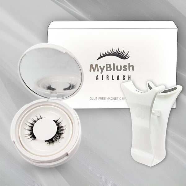 Eyelashes Natural Look Reusable Cat Eye Magnetic Lashes  with Applicator -  Store_name 