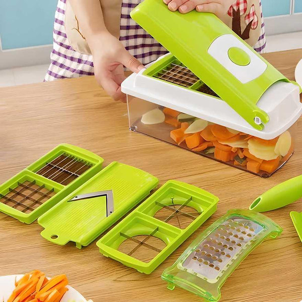 Multifunctional 12 in 1 nicer dicer chopper and drain basket -  Store_name 