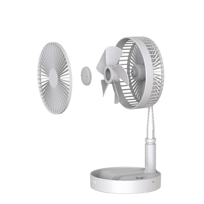 Adjustable Height Telescopic Rechargeable Standing Fan Rechargeable Pedestal Fan -  Store_name 