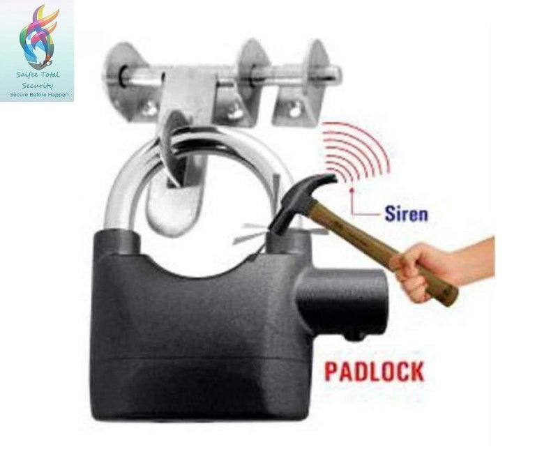 Motion Sensor Security Padlock Siren Alarm Lock -  Store_name 