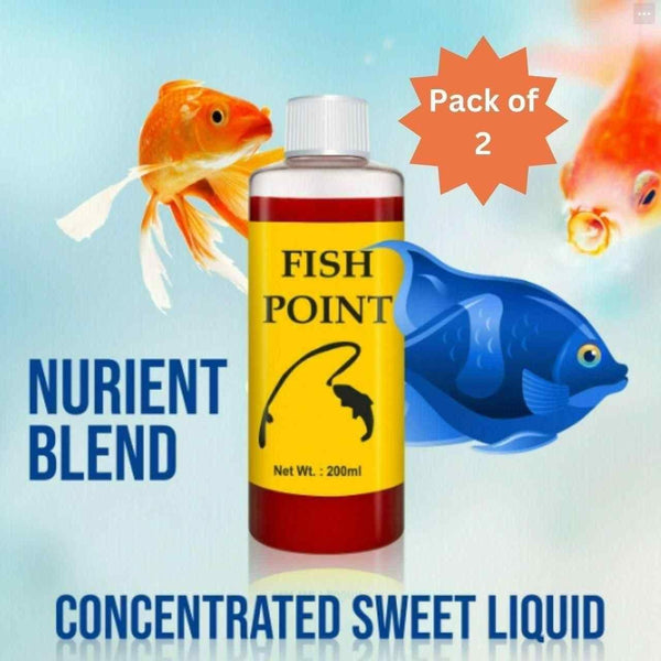 FISH POINT ? NATURAL BAIT FOR FISH 200ML (Pack of 2) -  Store_name 