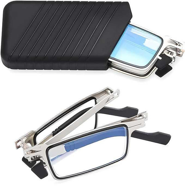 Foldable Lightweight Compact Portable Rectangle Eyewear -  Store_name 