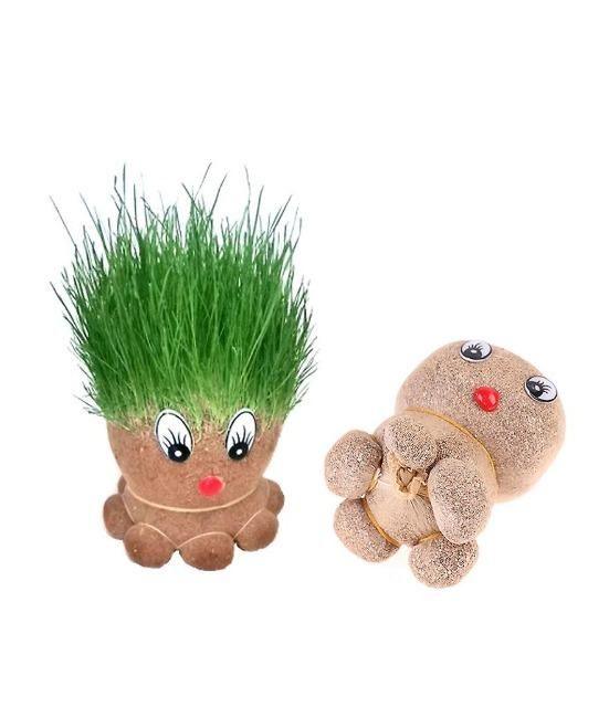 Octopus Grass Doll Grow Bag Pots -  Store_name 