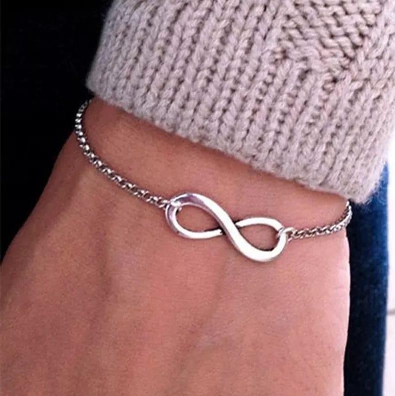 AVR JEWELS Shinning Infinity Bracelet For Women and Girls -  Store_name 