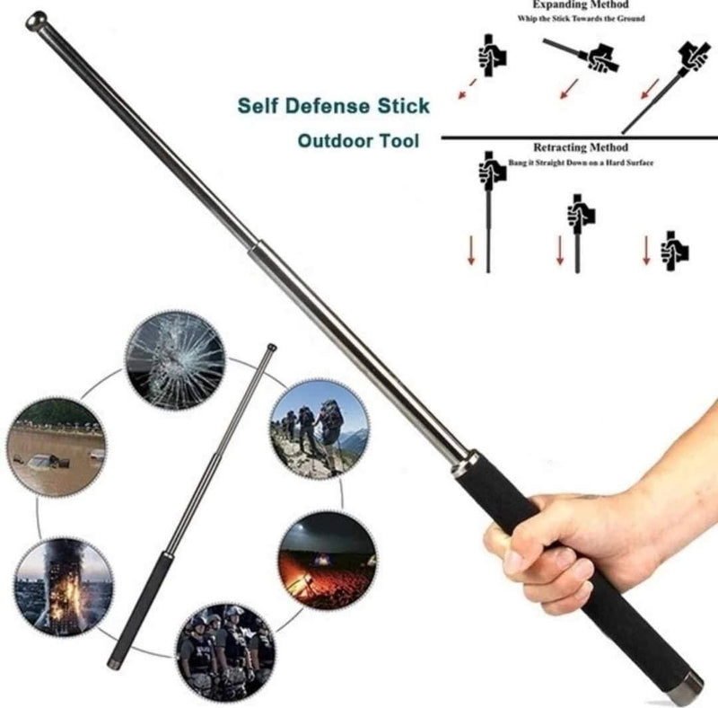 Self Defense Stick or Hand Pointer Extendable Telescopic Retractable Pointer -  Store_name 