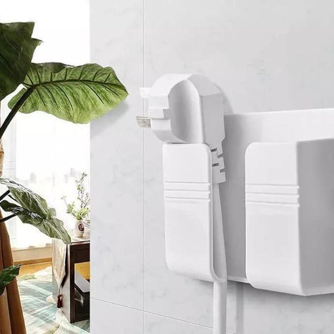 Wall Mounted Mobile Holder With Adhesive Strips& Charging Holder -  Store_name 