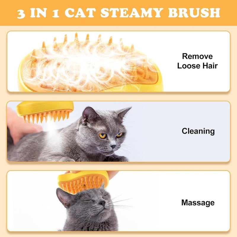 Steaming Pet Hairbrush -  Store_name 