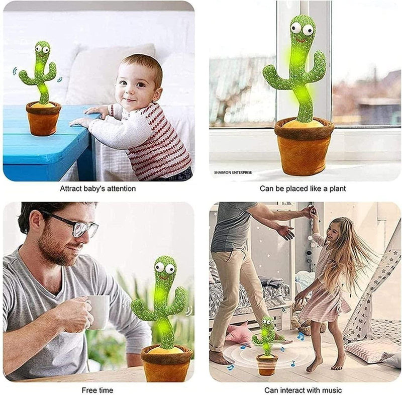 LED Musical Dancing & Mimicry Cactus Toy -  Store_name 