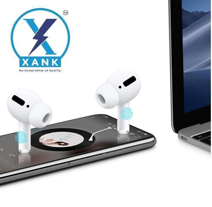 XANK Air-pods Pro with Wireless Charging Case with Sensor Enabled Bluetooth Headset (White, True Wireless) -  Store_name 