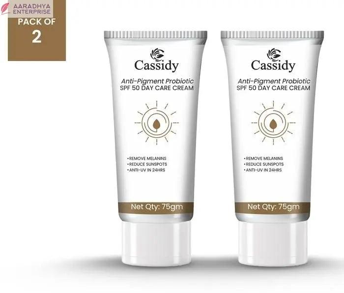 CASSIDY Anti-Pigment Probiotic SPF Cream, 75gm (Pack of 2) -  Store_name 