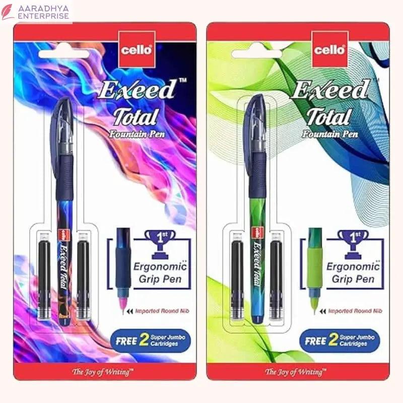 Cello Exeed Total Blue Fountain Pen Assorted -  Store_name 