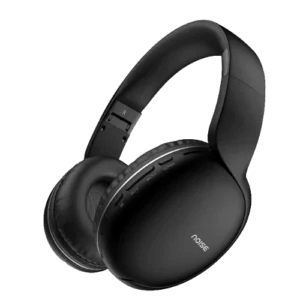 Noise Two Wireless On-Ear Headphones with 50 Hours Playtime, Low Latency(up to 40ms), 4 Play Modes, Dual Pairing, BT v5.3 (Bold Black)