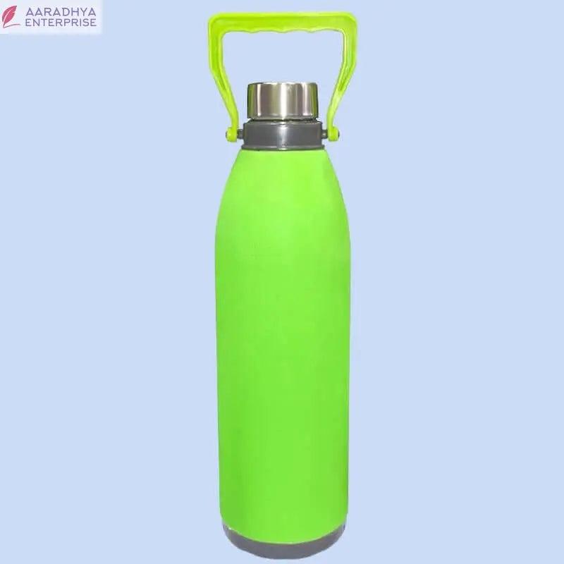 Cool N Cool 1700ML Double Walled Insulated Water Bottle with Handle Unbreakable Design 1.7 Liter 100% Food Grade BPA Free for Travel Office Sports Picnic School Etc (Green) -  Store_name 