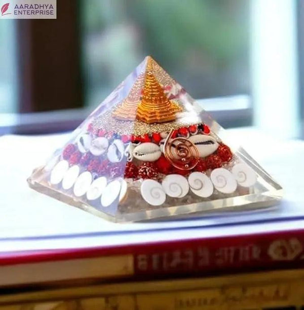 Crystal Wealth Gomati Chakra Shree Yantra Pyramid -  Store_name 