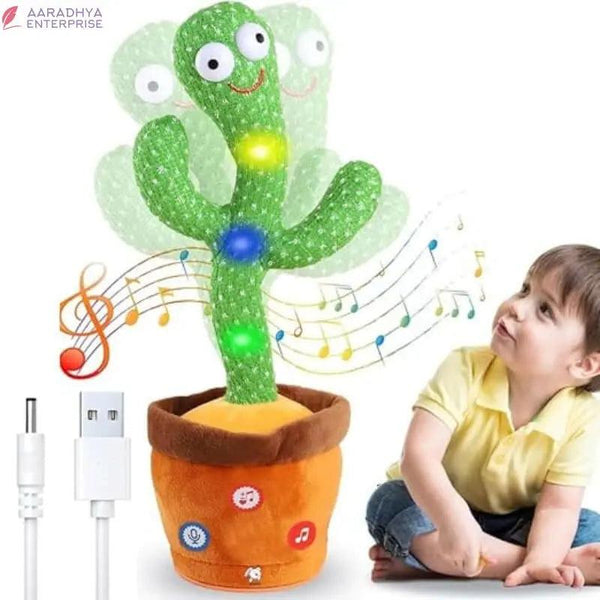 Dancing Cactus Talking Toy For Baby Children Plush Toy Speaking Cactus Toys For Kids 1 2 3+ Year Old Boy Girl Voice Recording Repeats Funny Gift Interactive Electronic Toys -  Store_name 