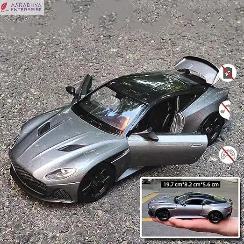 Die Cast Metal Car For Kid 1:24 Scale Model Aston Martin Alloy Diecast Openable Door Toy Car Pullback With Sound Light Toy Car For Kids Best Gifts Toys For Boys -  Store_name 