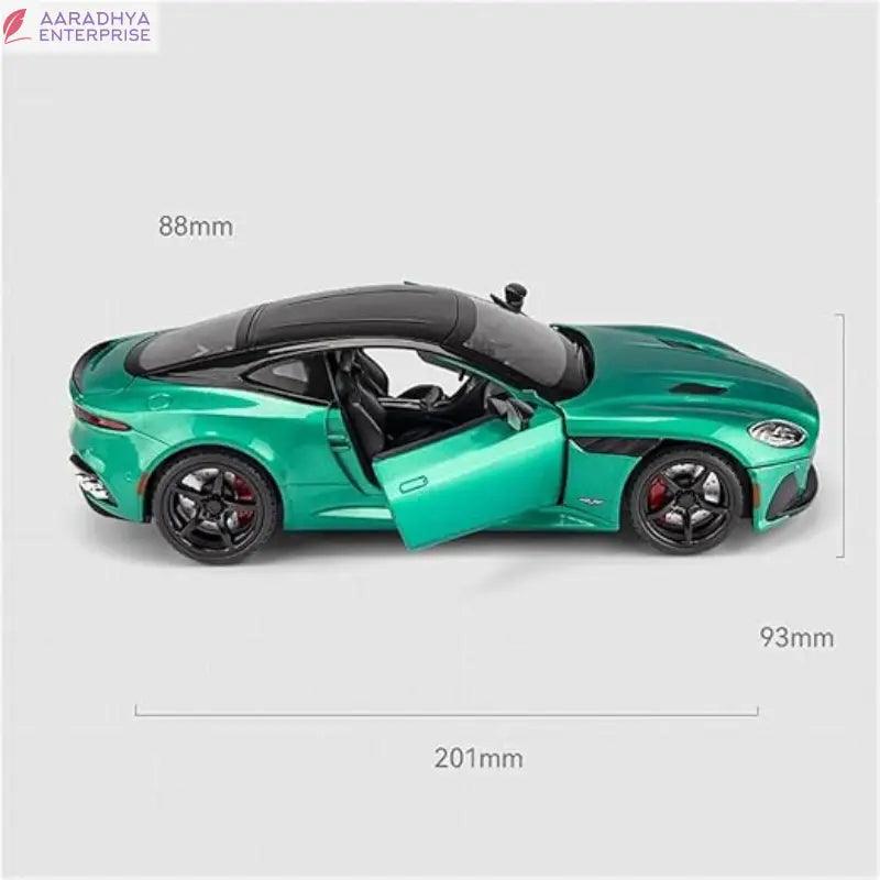 Die Cast Metal Car For Kid 1:24 Scale Model Aston Martin Alloy Diecast Openable Door Toy Car Pullback With Sound Light Toy Car For Kids Best Gifts Toys For Boys -  Store_name 