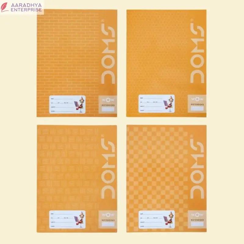 Doms Brown Cover Five Line With Gap Notebook -  Store_name 