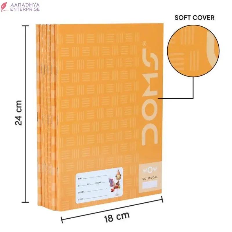 Doms Brown Cover Five Line With Gap Notebook -  Store_name 