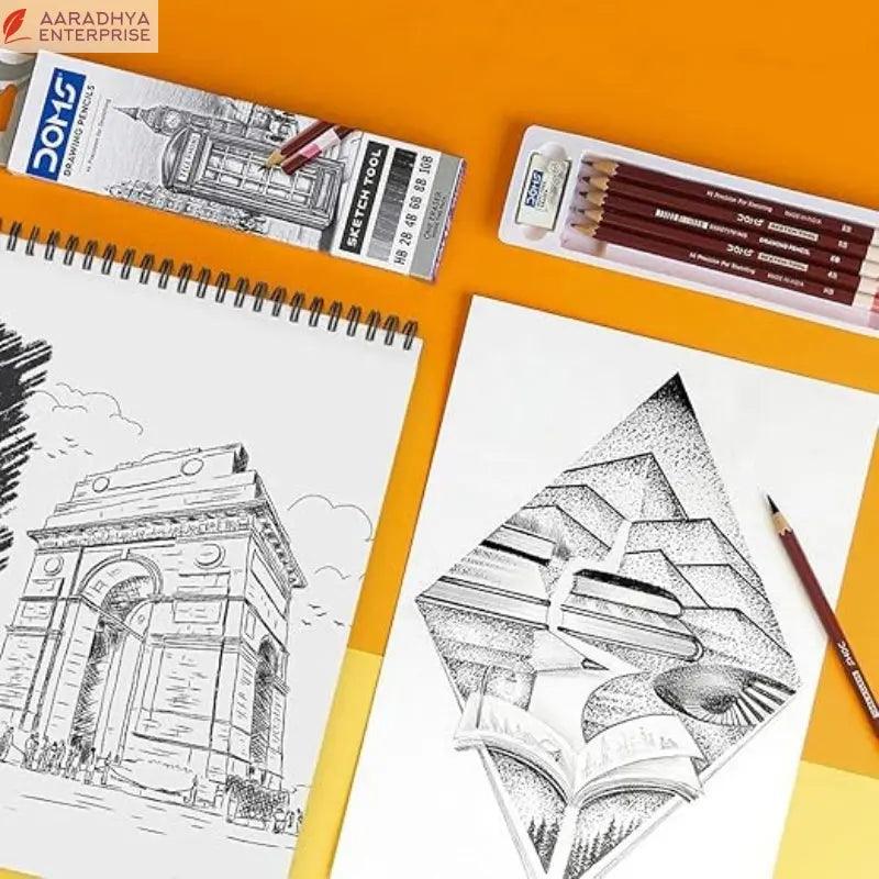 Doms Drawing & Sketching Graphite Pencils -  Store_name 