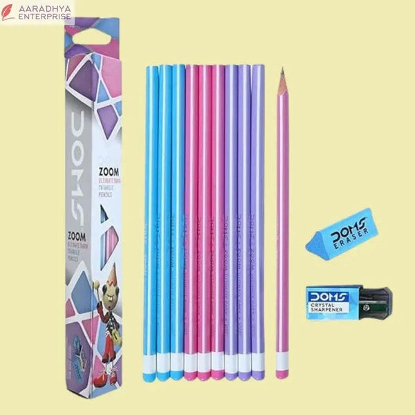 Doms Zoom Ultimate Dark Pencil Box Pack -  Store_name 