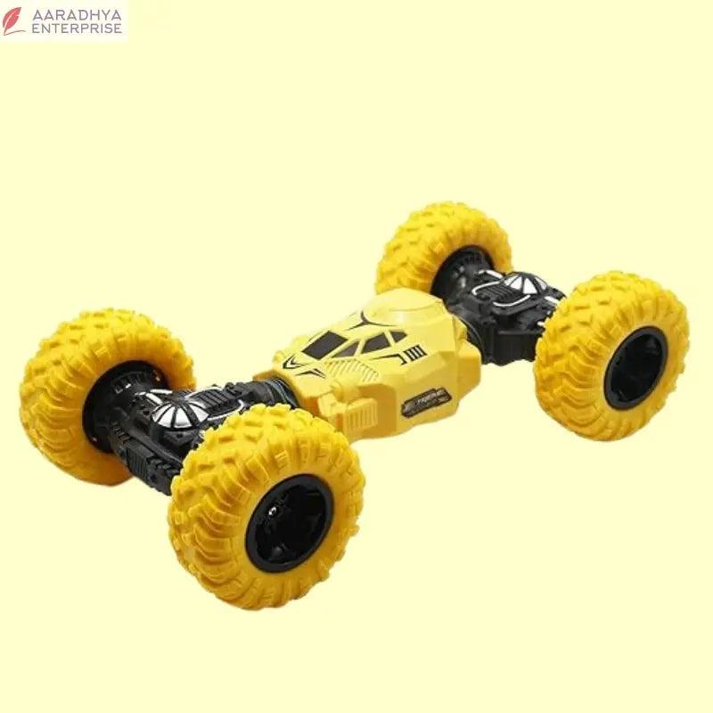 Double Sided Stunt Racing Moka 4-Wheel Drive Off Road Rock Crawler Remote Control RC Car with 2.4 GHz for Kids, Boys &amp; Adults -  Store_name 