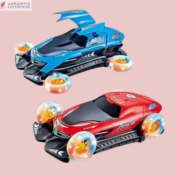 Electric Four Wheel Flying Car with Lights and Musics for Children Multi coloured -  Store_name 