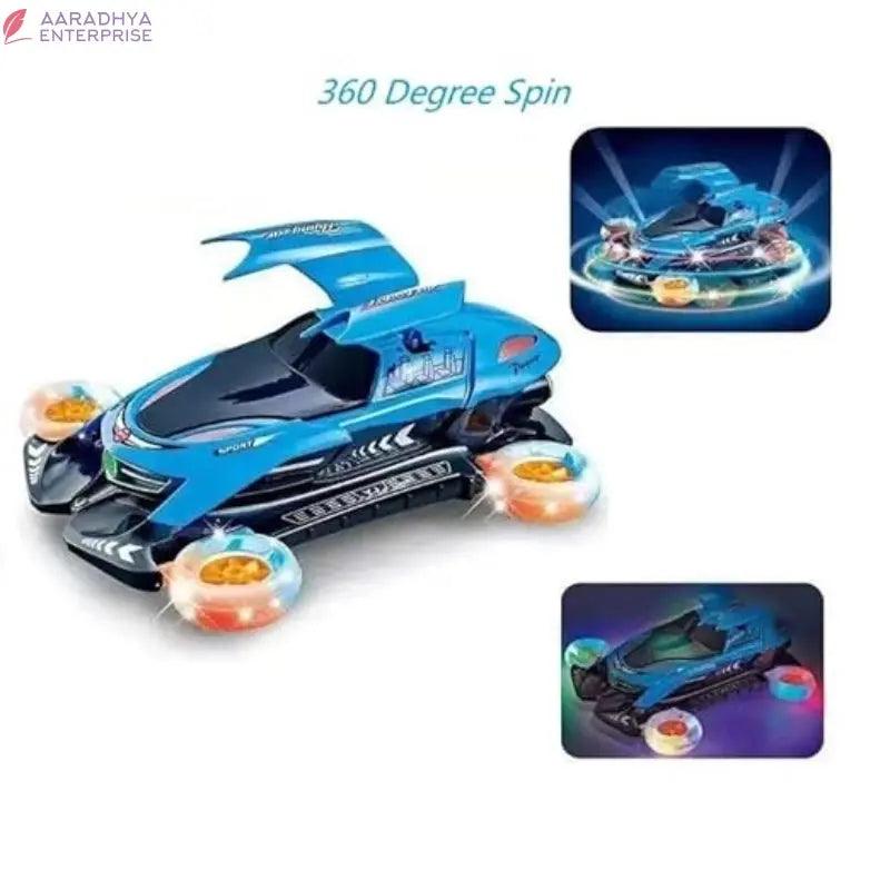 Electric Four Wheel Flying Car with Lights and Musics for Children Multi coloured -  Store_name 