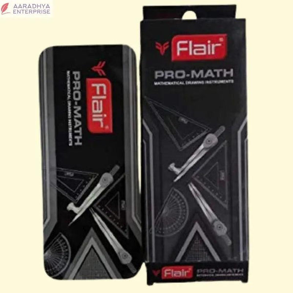 FLAIR Pro-Math Mathematical Drawing Instrument Geometry Box -  Store_name 