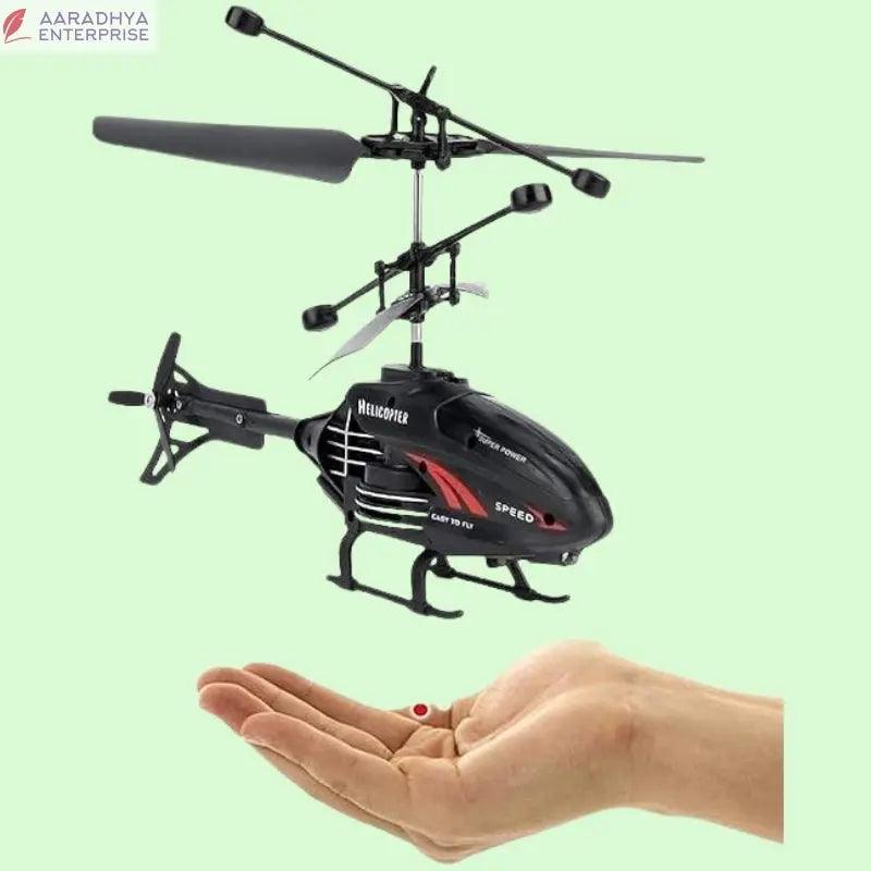 Flying Helicopter with Induction Watch | RC Remote Control Toy | Charging Helicopter with Safety Sensor for Kids -  Store_name 