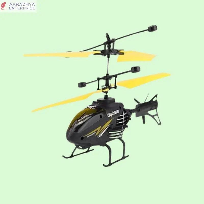 Flying Helicopter with Induction Watch | RC Remote Control Toy | Charging Helicopter with Safety Sensor for Kids -  Store_name 