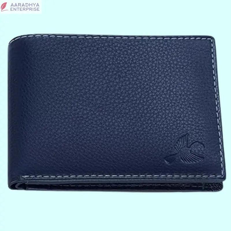 HORNBULL Maddison Mens Navy Genuine Leather Wallet | Elegant and Stylist Wallet with RFID Blocking | Gift Wallets for Men -  Store_name 